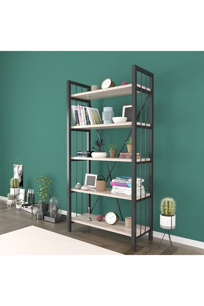 Wood House Wood House Eftelya Kitaplik Cordoba Trendyol