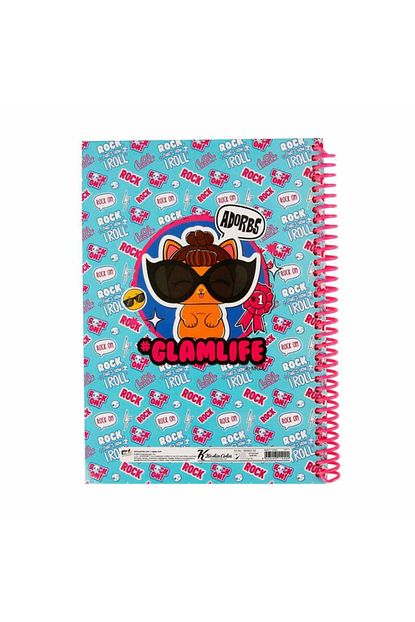 Keskin Color L O L Surprizli Kareli Defter A5 80 Yaprak Rock Kedi Trendyol