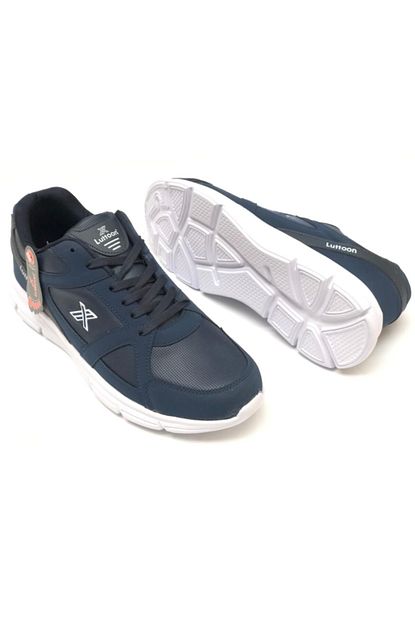 Forza Erkek Spor Ayakkabi Lutton Lacivert 45 46 Numara Buyuk Beden Trendyol