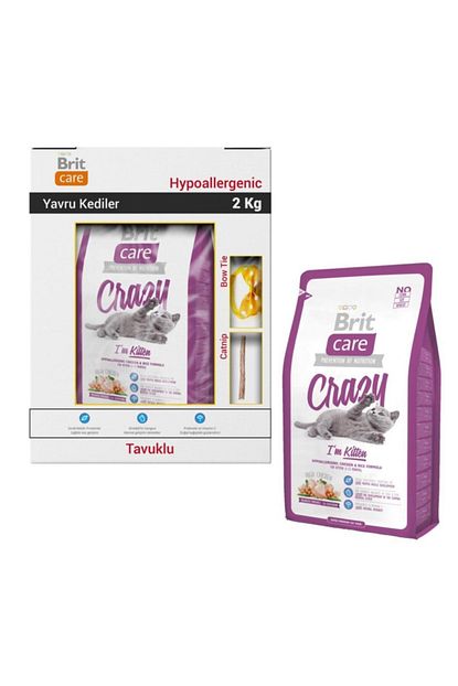Brit Care Crazy Kitten Tahilsiz Tavuklu Yavru Kedi Mamasi 2 Kg Trendyol