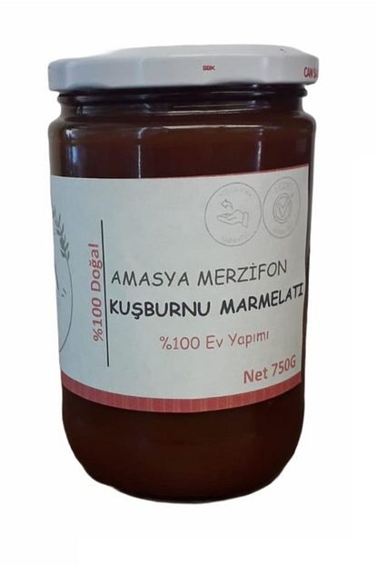 Ova Yerel Lezzetler Kusburnu Marmelati 100 Dogal Ev Yapimi Amasya Merzifon Net 750 G Trendyol