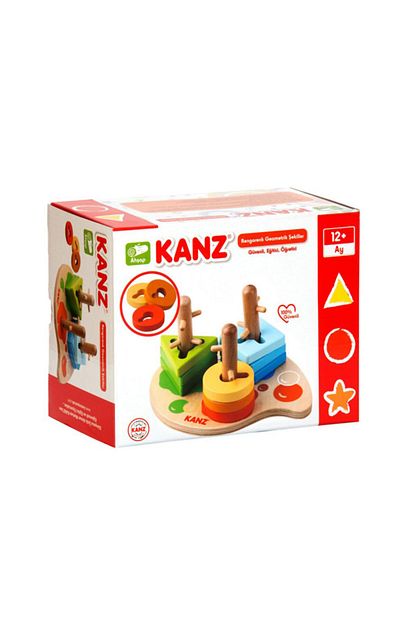 Kanz Ahsap Rengarenk Geometrik Oyuncaklar Trendyol