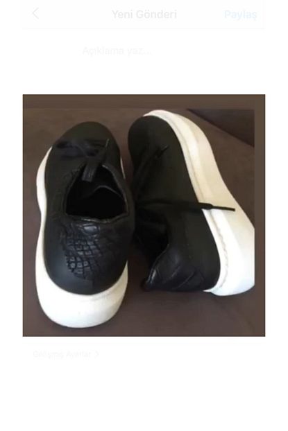 Atnc Erkek Siyah Sneakers Ayakkabi Trendyol