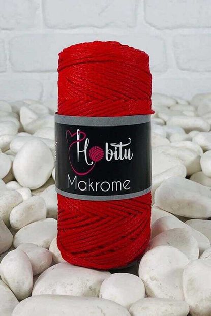 Hobitu Yarns Kirmizi Makrome Ip 207 Trendyol