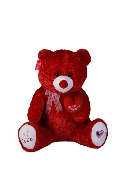 Selay Toys Kirmizi Pelus Ayicik Seni Seviyorum Kalpli Trendyol