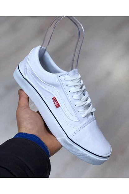 Vans Erkek Beyaz Ayakkabi Trendyol