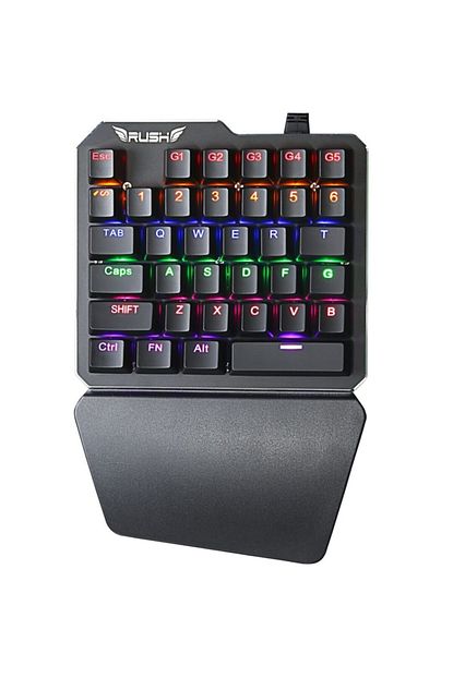 Rush Siege Rk77 Blue Switch Pubg Oyuncu Gaming Mekanik Klavye Trendyol