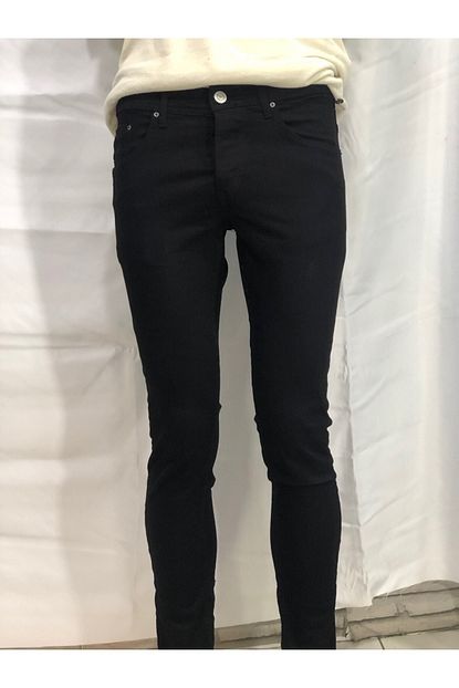 Kagi Erkek Siyah Dar Kesim Kot Pantolon Trendyol