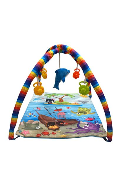 Ay Baby Renkli Funny Oyuncakli Bebek Oyun Halisi 80x70 Cm Trendyol