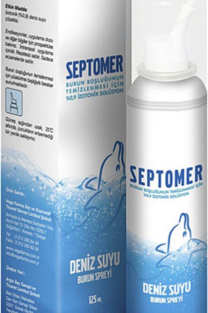 Septomer Deniz Suyu 125 Ml Burun Spreyi Trendyol