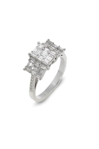 Blue Moon Diamond 0 74 Karat Pirlanta Baget Yuzuk Trendyol