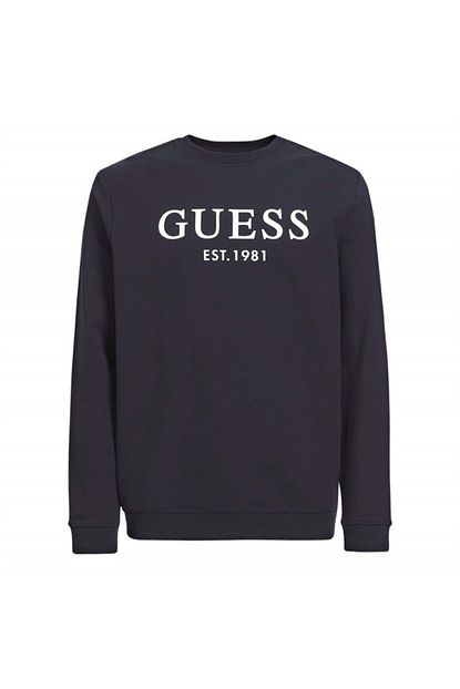Guess M0yq31k7on0 Erkek Sweatshirt Lacivert Trendyol
