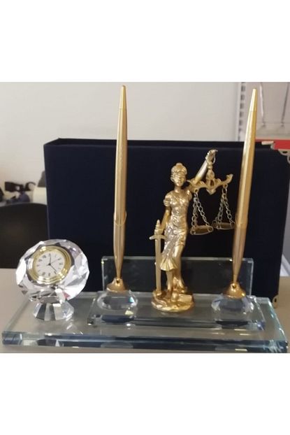 Arz El Yapimi Kristal Isimlik Adalet Themis Heykeli Masa Isimligi Trendyol