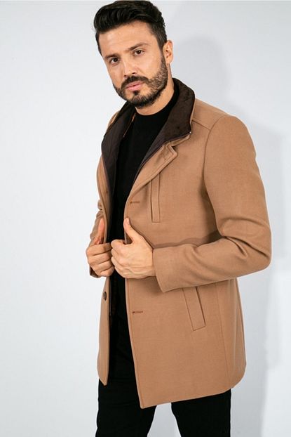 Suitmen Erkek Camel Kase Kaban Trendyol