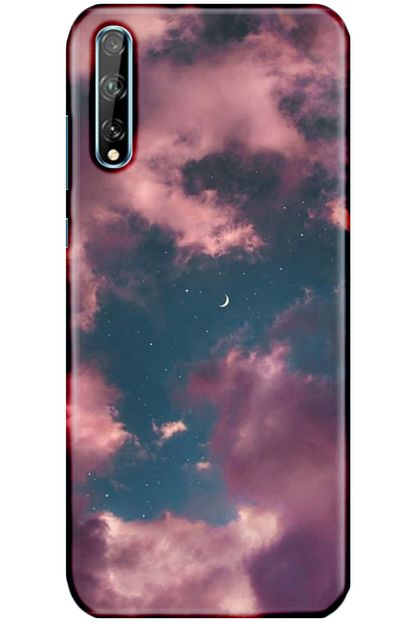 huawei p smart s kilif silikon baskili desenli arka kapak