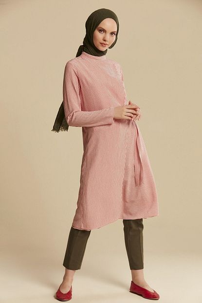 Tugba Kadin Kirmizi Tunik U2470 Trendyol