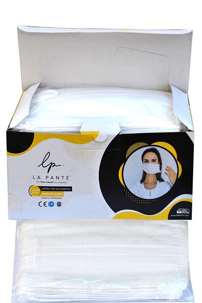 La Pante 3 Katli Telli 10 Arli Paketli Cerrahi Maske 500 Adet Fiyati Yorumlari Trendyol