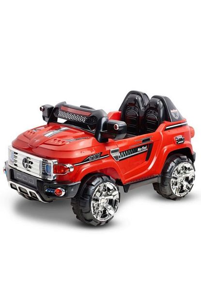 Pilsan Akulu Kirmizi Araba Jeep 12v Ozel Uretim Trendyol