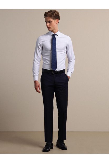 Kip Erkek Saks Duz Dokuma Pantolon Kp10120795 Trendyol