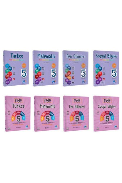 Marti Yayinlari 5 Sinif Pdf Yeni Nesil Soru Bankasi Seti 8 Kitap Trendyol