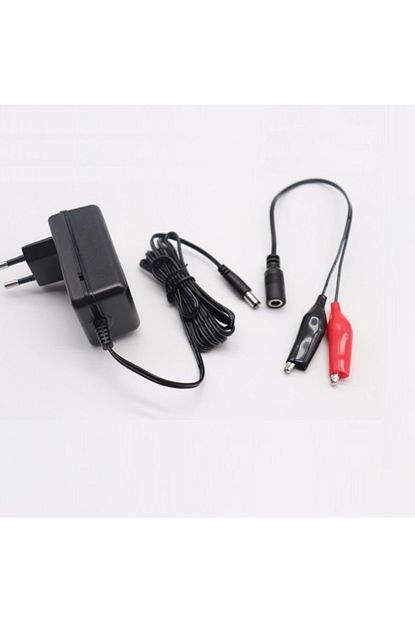 Sertec 6v Ve 12v Aku Kutup Basi Sarj Kablosu Krokodil Timsah Uc Ucu Hazir Yapili Adaptor Uyumlu Trendyol