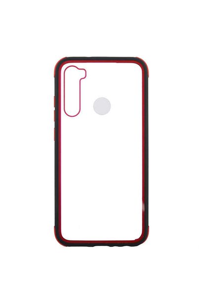 Nokta Xiaomi Redmi Note 8 Arkasi Seffaf Siyah Kirmizi Kenarli Telefon Kilifi Trendyol