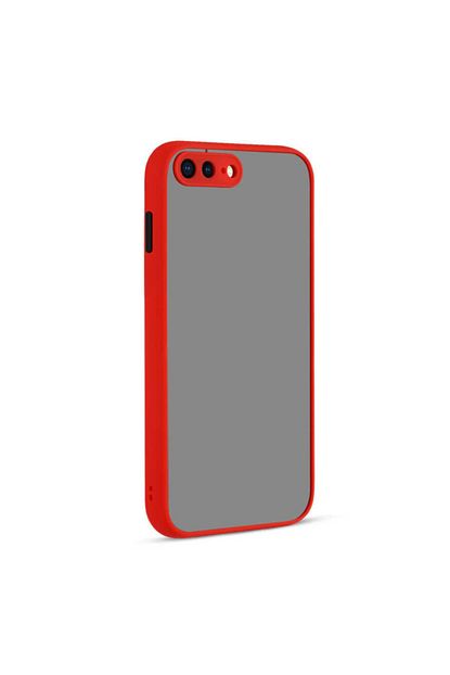 Pickcase Apple Iphone 7 Plus Kilif Kamera Korumali Mat Yuzeyli Kirmizi Arka Kapak Trendyol