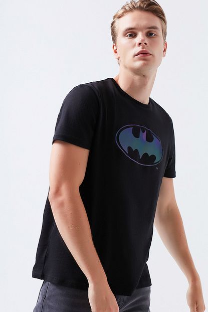 Mavi Erkek Batman Baskili Siyah T Shirt 066561 900 Trendyol