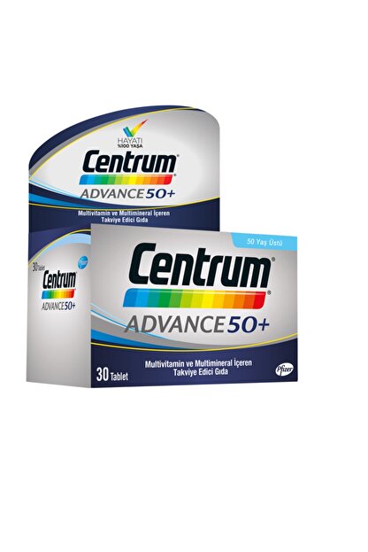 Centrum Advance 50 Multivitamin 6 X 30 Tablet Skt 04 2021 Trendyol