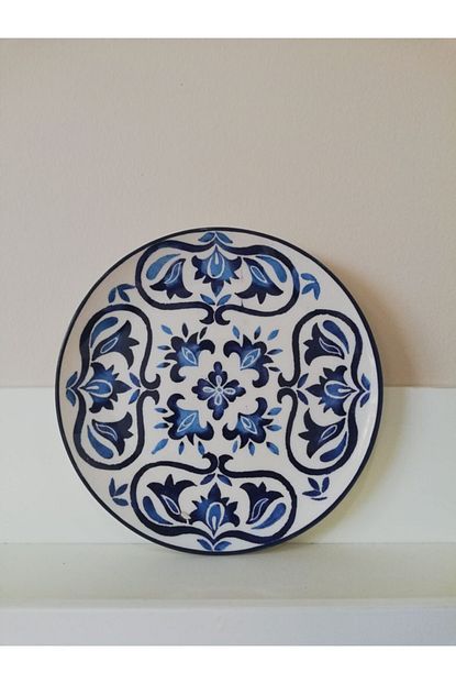 Seramik Istanbul 6li Luks Handmade Pasta Tabagi Trendyol