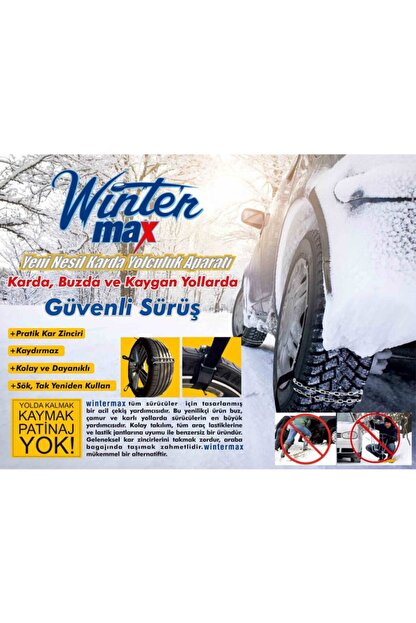 Horussweetshop Winter Max Pratik Araba Kar Zinciri Trendyol