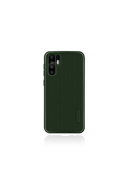 huawei p30 pro kilif mat cizgili soft silikon telefon kilifi ve ekran koruyucu