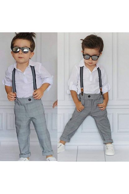 Kokos Bebek Erkek Cocuk Grey Boys Komple Set Trendyol