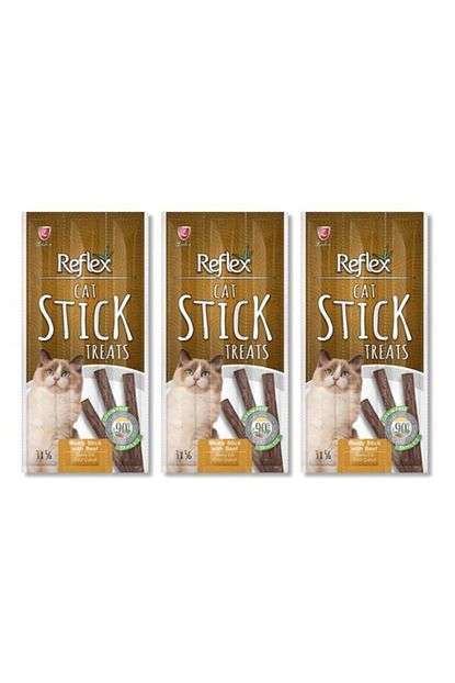 Reflex 3x5 Gr 3 Paket Tahilsiz Dana Etli Stick Kedi Odul Mamasi Trendyol