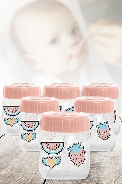 Herevin Altili Desenli Bebek Mama Kavanozu 200 Ml Trendyol