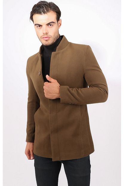 Delpino Dar Kesim Kase Kaban Trendyol