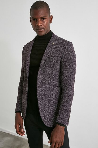 Trendyol Man Murdum Erkek Slim Fit Ceket Tmnaw21ce0193 Trendyol