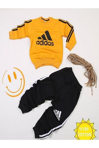 Adidas Erkek Cocuk Sari Kompak Iki Ip Esofman Takimi Trendyol