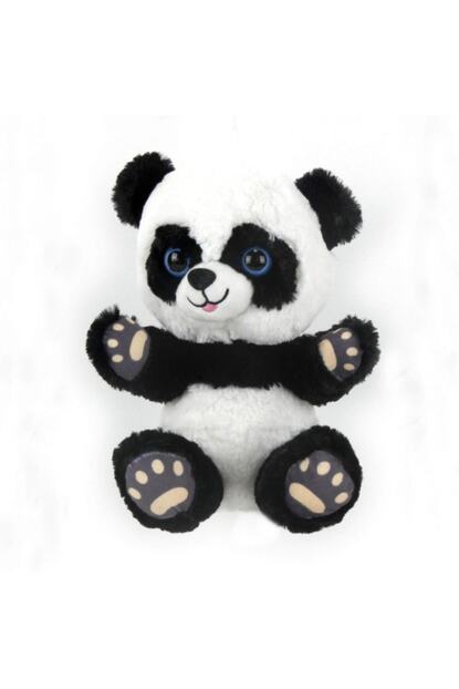 Hediyekanali Sevimli Panda Sari Isikli Masa Lambasi Biblo Pelus Kalp Tutan Panda Kutulu Kupa Seti Trendyol