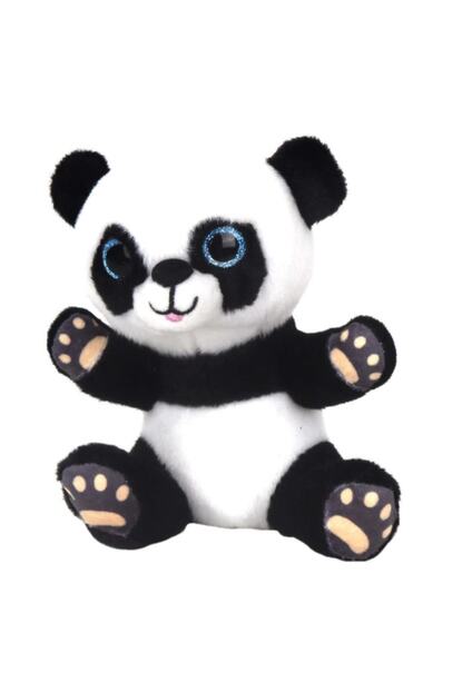 Hediyekanali Beyaz Sevimli Panda Isikli Biblo Beyaz Masa Lambasi Sevimli Kucuk Panda Pelus Hediye Seti Trendyol