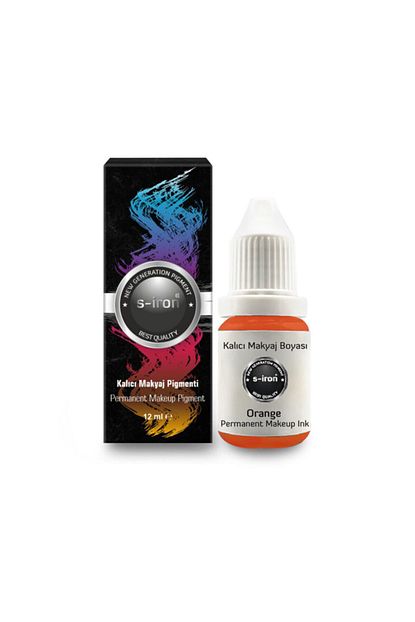 S Iron Cosmetic Turuncu Kalici Makyaj Orange 12ml Kas Boyasi Trendyol