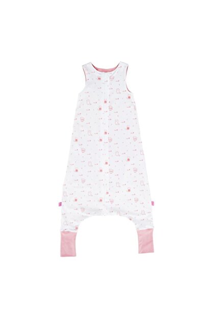 Woolnat Unisex Bebek Pembe Merino Yun Kolsuz Cift Katli Uyku Tulumu Trendyol