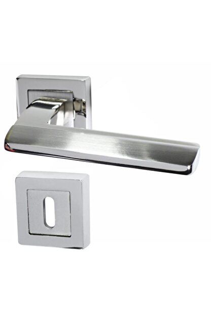 Nobel Ultra Nikel Saten Kare Rozetli Kapi Kolu Oda Trendyol