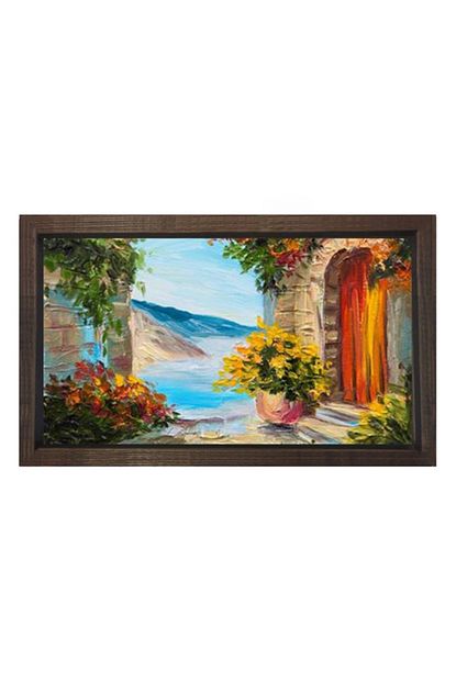 Deniz Cerceve Tuval Siyah Ahsap Tas Ev Ve Deniz Yagliboya Tablosu Cerceve 70x100 Fiyati Yorumlari Trendyol