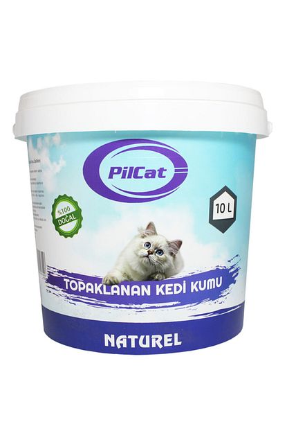 Pilcat Naturel 10 Lt Topaklanan Kedi Kumu Trendyol