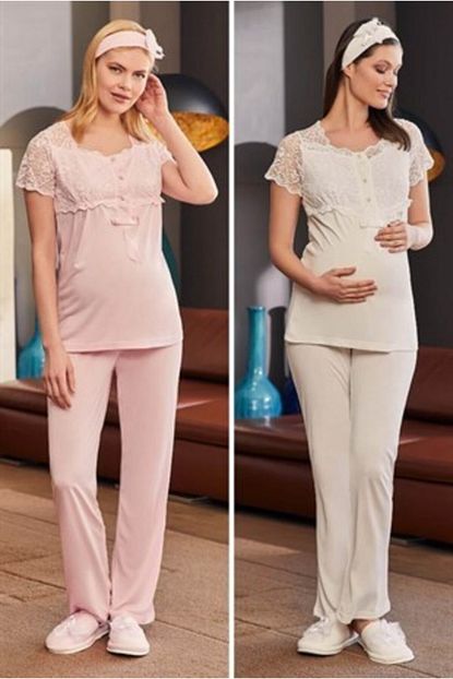 By Mecit Pijama By Mecit 1818 Hamile Lohusa Pijama Takimi Trendyol