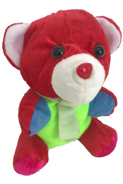Stuffedtoys Kirmizi Sevimli Pelus Ayi 20 Cm Trendyol