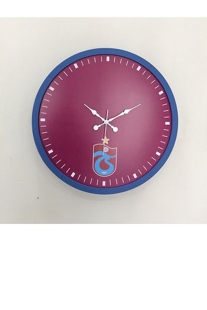 Platin Saat 36 Cm Ahsap Lacivert Trabzonspor Duvar Saati Trendyol