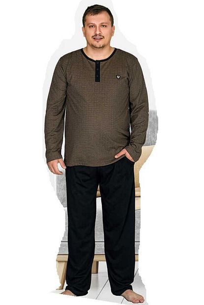 Berland Erkek Lacivert Buyuk Beden Erkek Pijama Takimi 3776 Trendyol