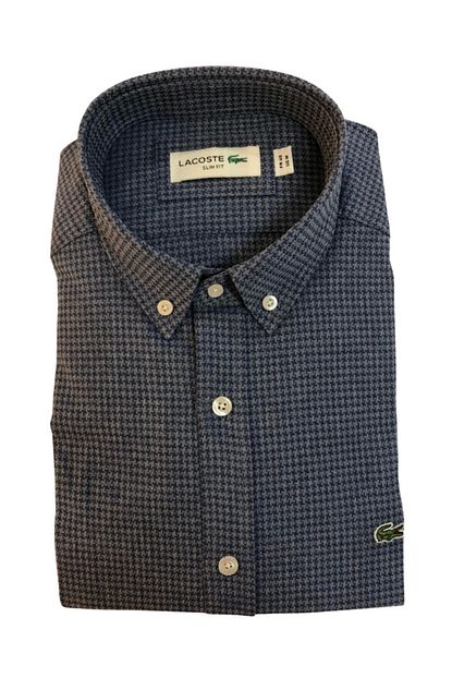 Lacoste Erkek Slim Fit Lacivert Gomlek Trendyol